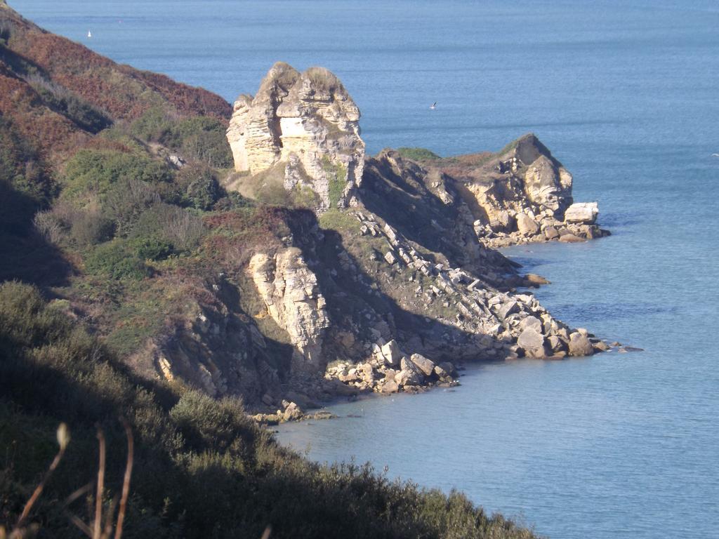 Au Chti Normand Panzió Hermanville-sur-Mer Kültér fotó